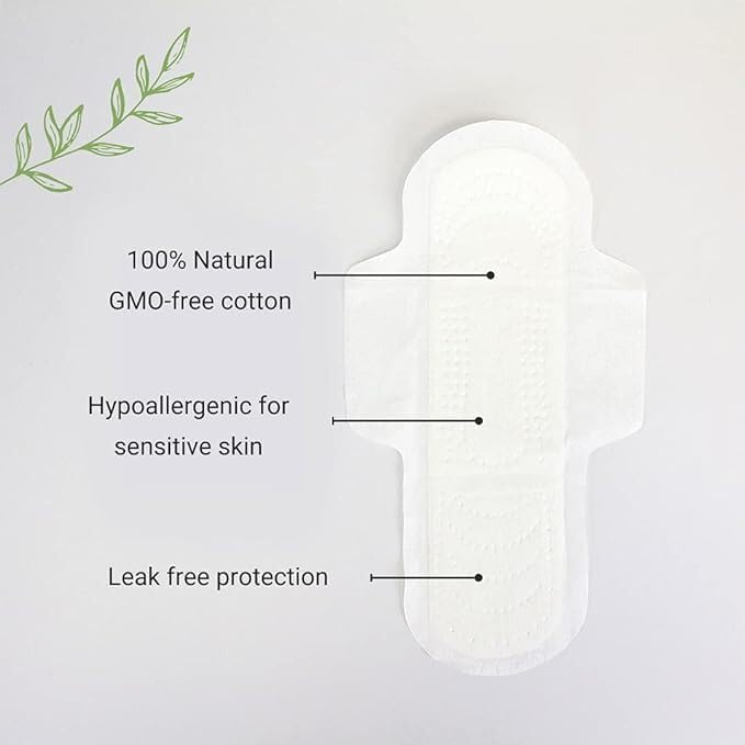 Veeda Ultra Thin Night Pads for Women - Super Absorbent Overnight Pads with Wings - Image 2