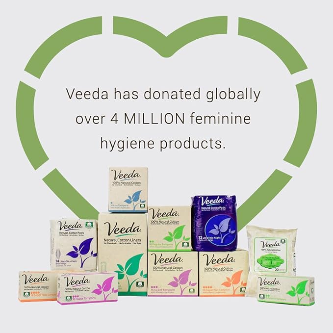 Veeda Ultra-Thin Absorbent Day Pads with 100% Natural Cotton Top Sheet are Always Chlorine and Fragrance Free - Image 6