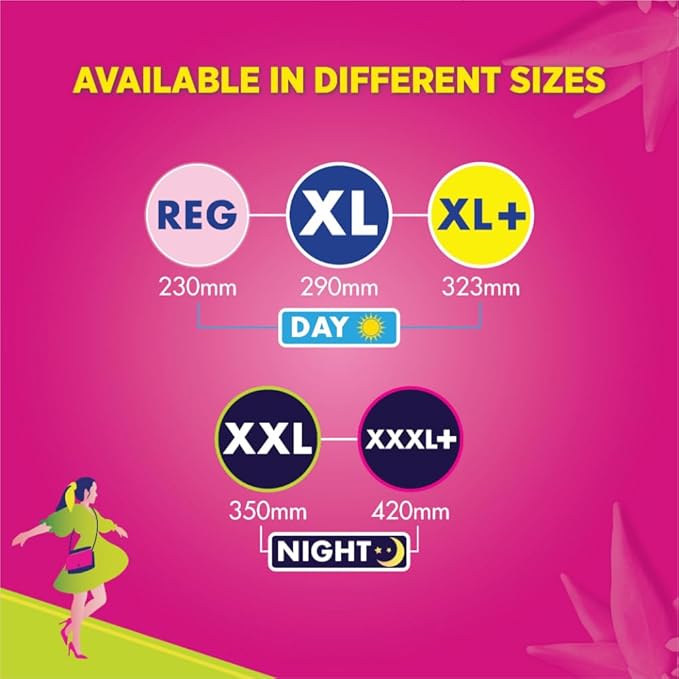 Sofy 99.9% Sanitary Pads - 44 Pads (Super XL Plus) - 323mm - Image 6