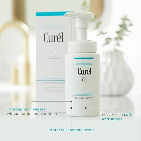 Curel Japanese Skin Care Foaming Daily Face Wash for Sensitive Skin - Image 4
