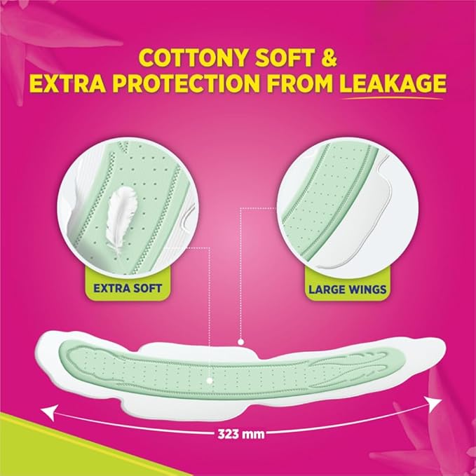 Sofy 99.9% Sanitary Pads - 44 Pads (Super XL Plus) - 323mm - Image 4