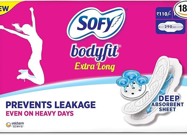 Sofy Extra Long Body Fit Pads - 18 Count (Pack of 1)