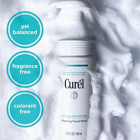 Curel Japanese Skin Care Foaming Daily Face Wash for Sensitive Skin - Image 3