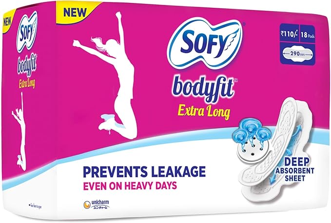Sofy Extra Long Body Fit Pads - 18 Count (Pack of 1) - Image 4