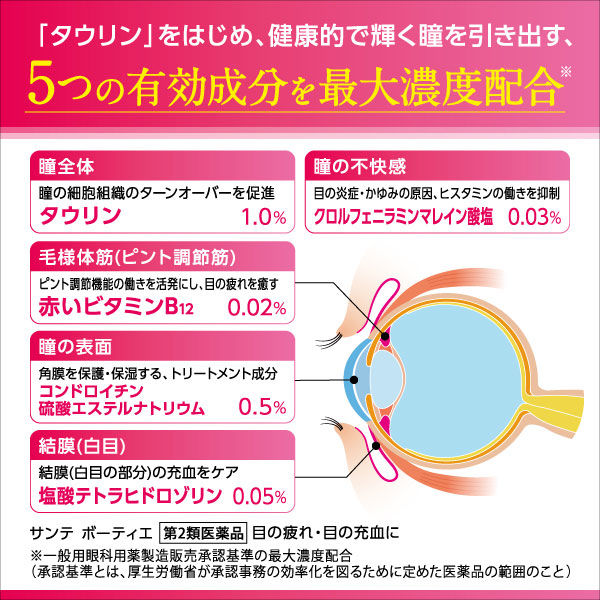 サンテボーティエ 12ml 参天製薬 目薬 目の疲れ 結膜充血 目のかすみ 目のかゆみ 眼病予防【第2類医薬品】 - Image 6