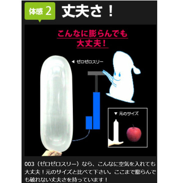 オカモト ゼロゼロスリーリアルフィット003 薄いコンドーム 素肌感覚 避妊具 1箱(10個入) - Image 6