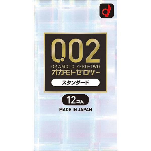 オカモトゼロツー 0.02 スタンダード　コンドーム 1箱（12個入）