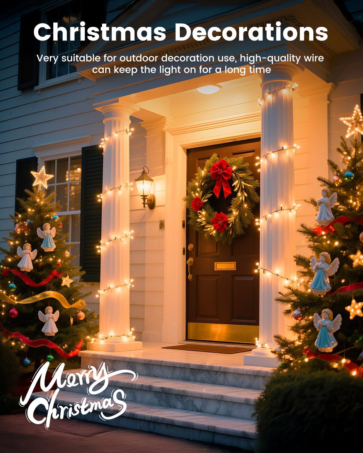 Clear Christmas String Lights 100 - Image 5